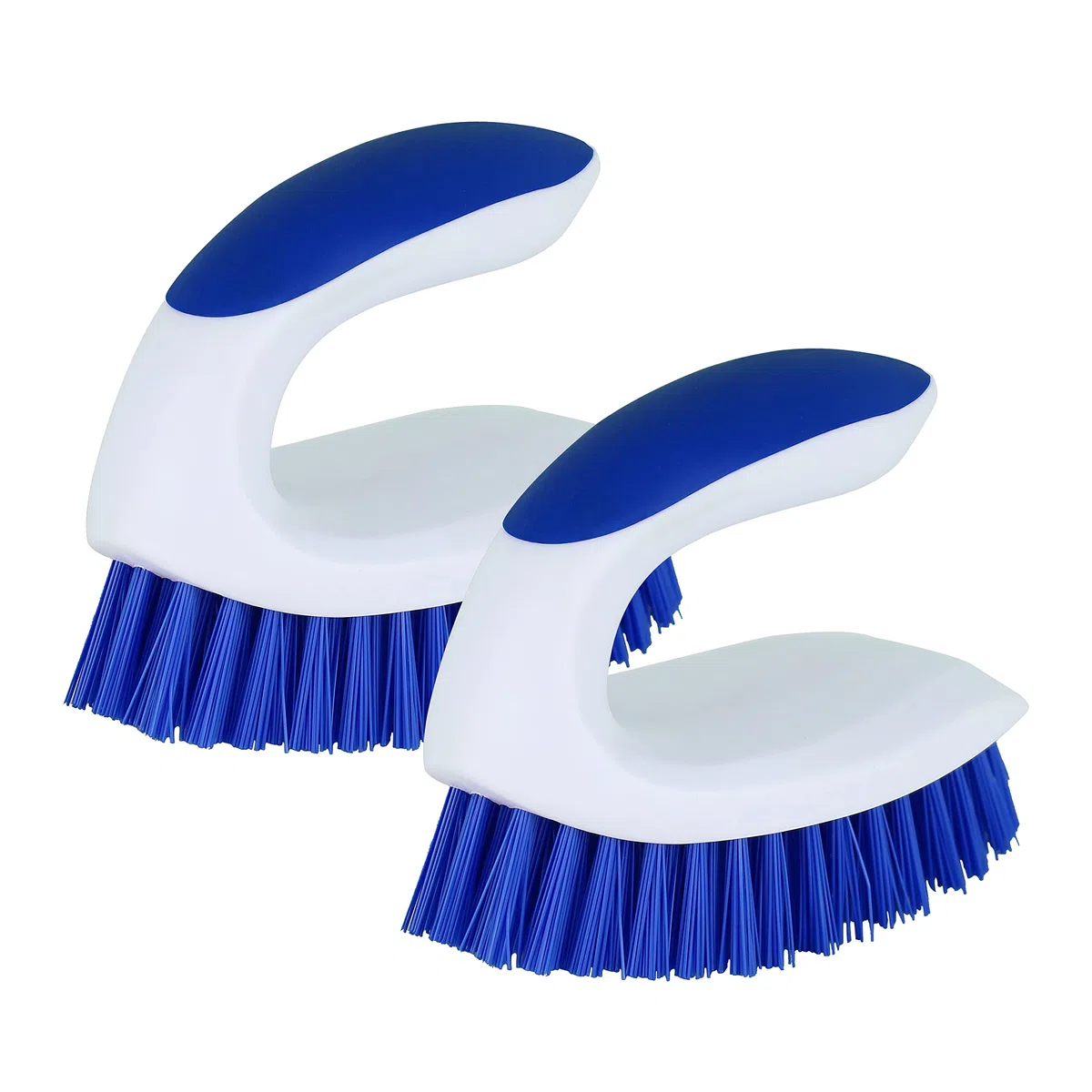 Paquete de 2 cepillos de limpieza, limpieza de alfombras, suelo, baño, utensilios de cocina