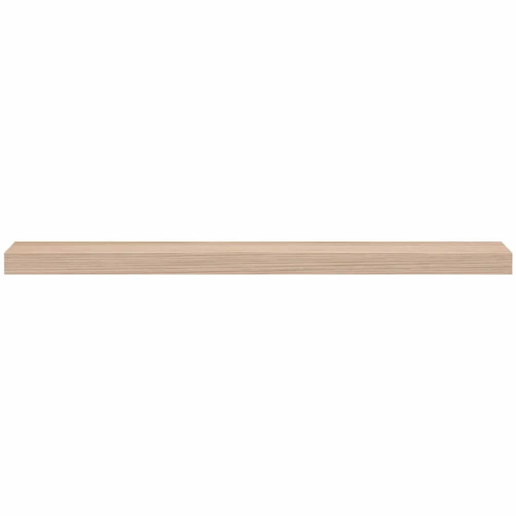Estantería flotante de 90 x 23,5 x 4 cm, chapa de roble, aspecto de madera maciza, soporte de pared invisible, estantería moderna para libros, baño, cocina, salón, dormitorio, decoración
