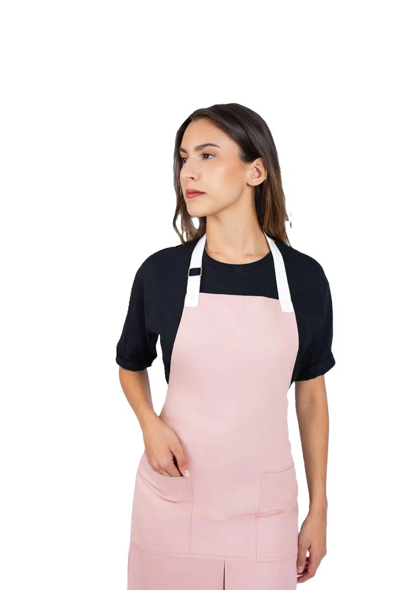 TABLYER Delantal Rock Rosé - Cocina y Menaje - Ideal para cocineros/as y pasteleros/as - Mujeres