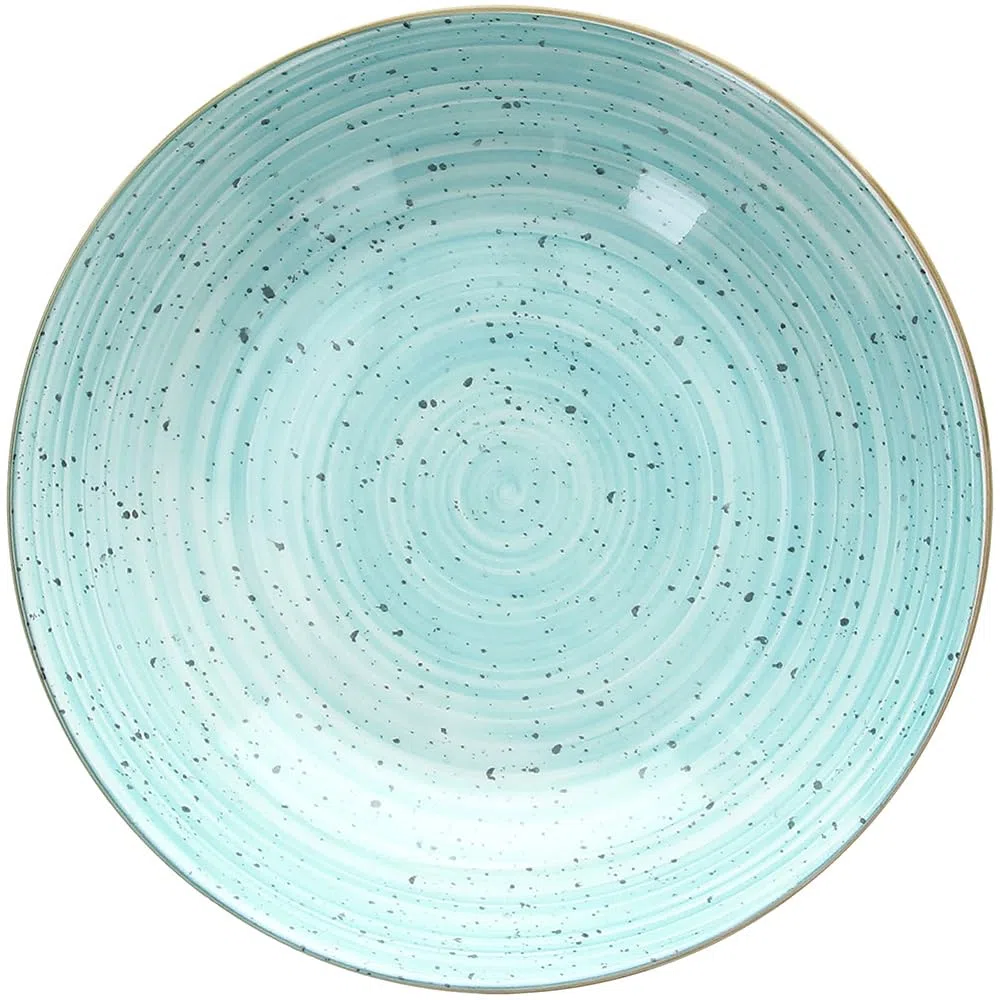 Tognana Pepper Bamboo, Servicio de platos 18 piezas para 6 personas, Porcelana, Verde