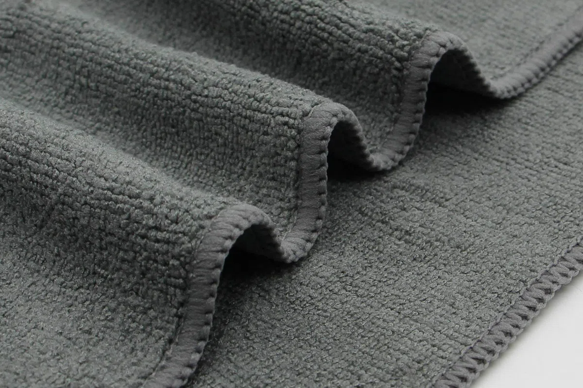 Paños de Microfibra Ultra absorbentes para Lavar Platos, paño de Limpieza de Secado rápido, 12 x 12 Pulgadas, Paquete de 10 Unidades, Color Gris