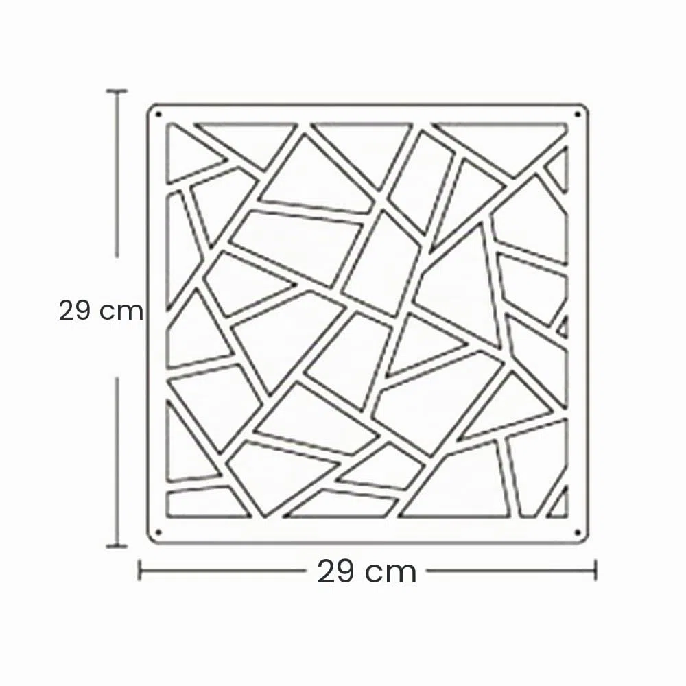 24 piezas de divisores de espacio colgantes, paneles de pantalla colgantes, paneles de pared para decoración de hogar, hotel, bar (Patrón B)