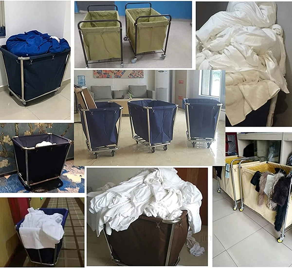 Bolsa de repuesto impermeable para carrito rodante desmontable, ideal para un fácil almacenamiento y organización
