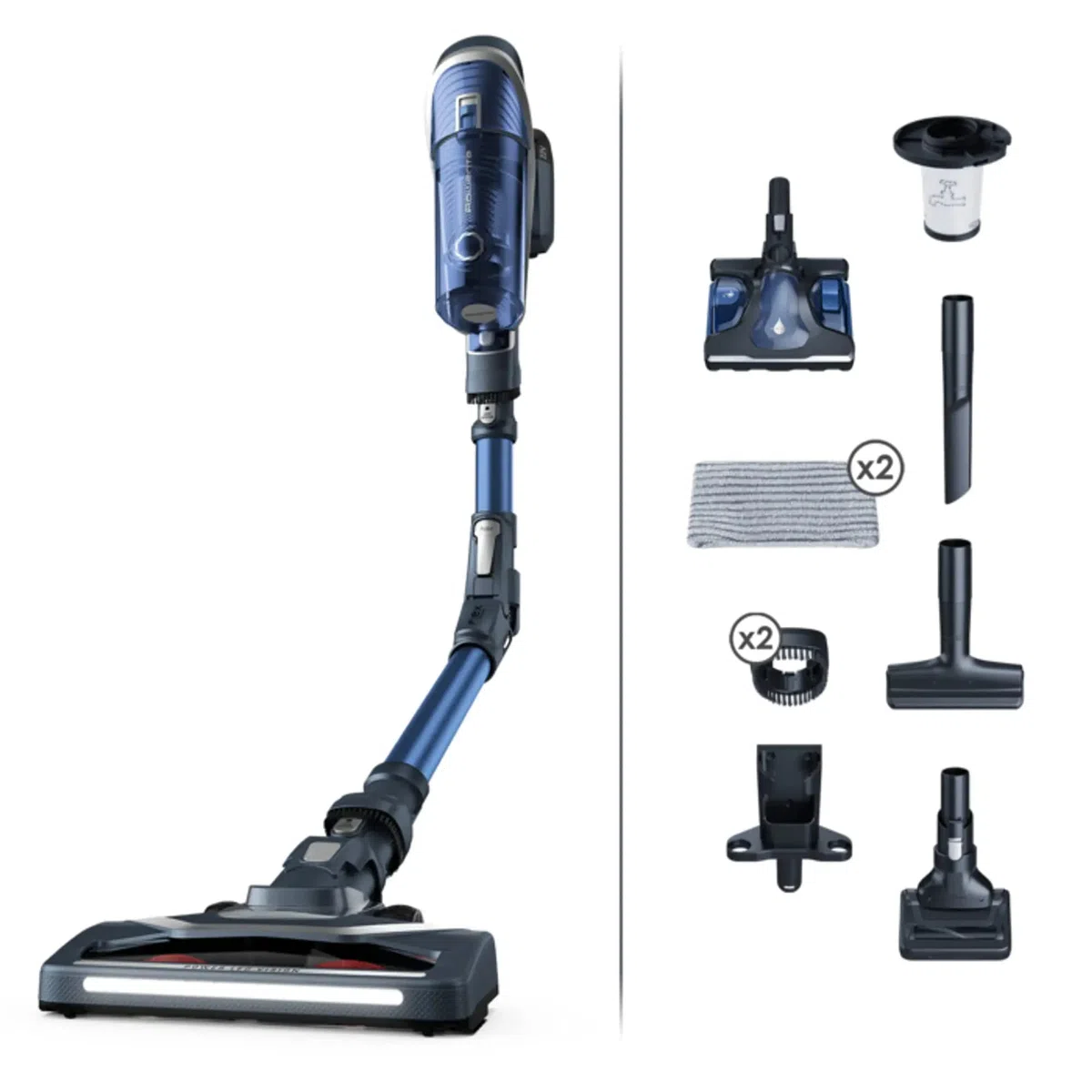 E ELECTROTODO REPUESTOS Y PEQUEÑO ELECTRODOMESTICO Cepillo Aspirador Compatible con Xforce Flex 8.60 Rowenta SS-2230002912 (Repuesto Original)