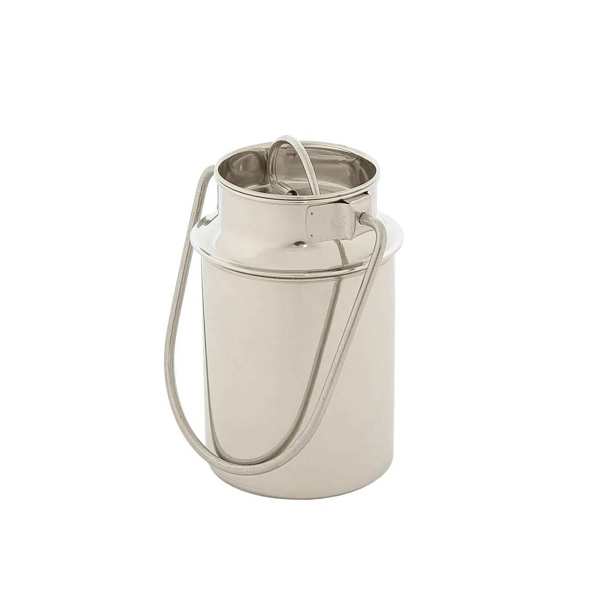 Jarra de leche de acero inoxidable 7,5 litro para café leche salsas cocina comedor mesa con tapa