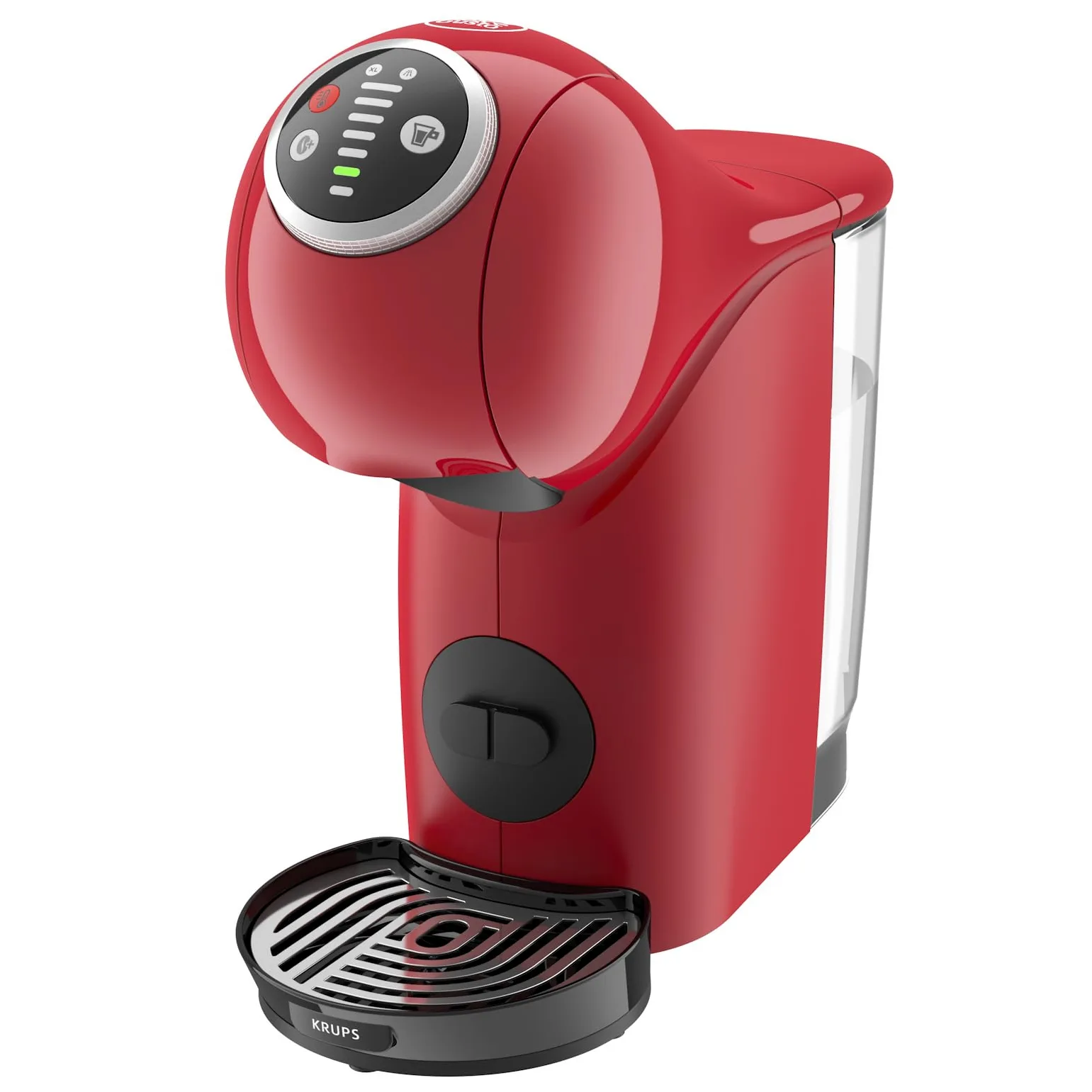 Krups Nescafé Dolce Gusto Genio S Plus KP3405. Cafetera de cápsulas, Eco, pantalla táctil, 4 ajustes temperatura, rojo