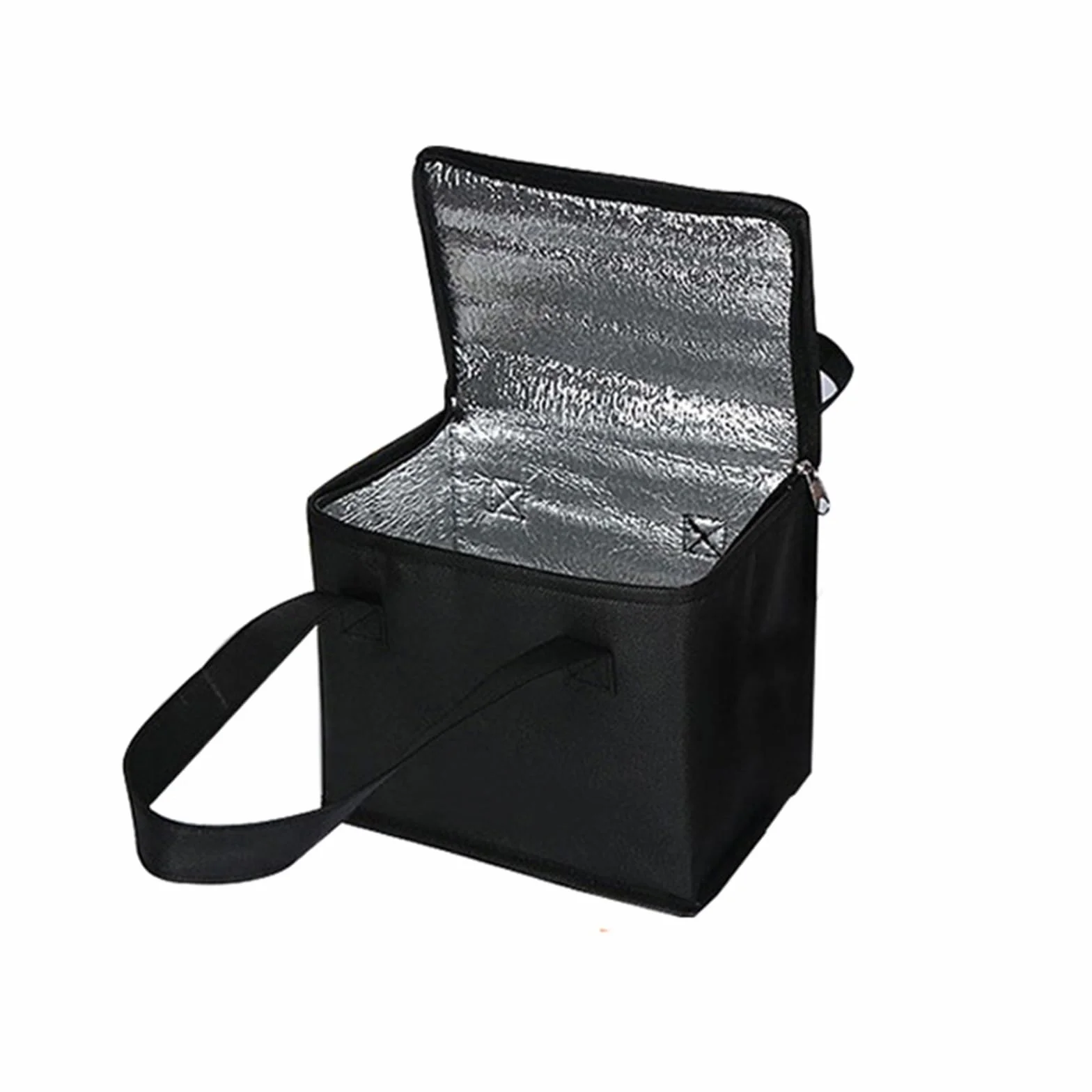 Bolsa Almuerzo Bolsa de almuerzo con aislamiento térmico y cremallera de gran capacidad, bolsas de almacenamiento, caja de bebidas más fresca, caja de comida fresca, bolsa de Picnic for acampar, 3 uds