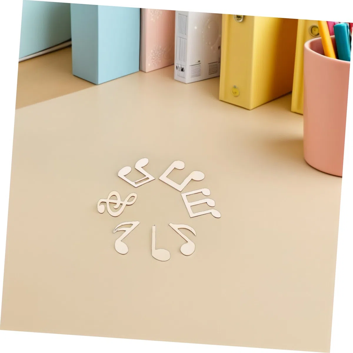 Cabilock 100piezas Notas Musicales De Madera Sin Terminar Piezas Para Manualidades Decoración De Madera Para Fiestas Recortes Para Proyectos De Suministros Para Fiestas Infantiles