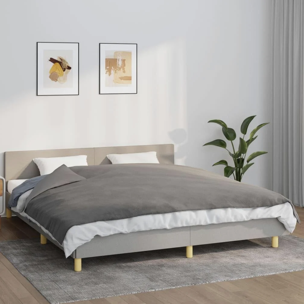 Manta con Peso con Funda Tela Gris 155x220 cm 7 kg