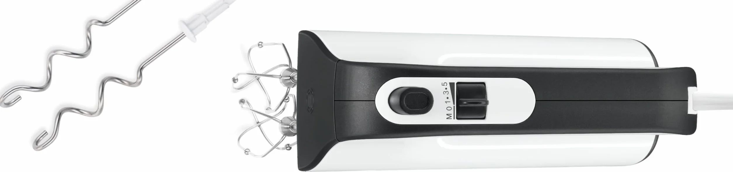 Bosch MFQ4020 - Batidora de varillas, 500 W, color blanco y negro