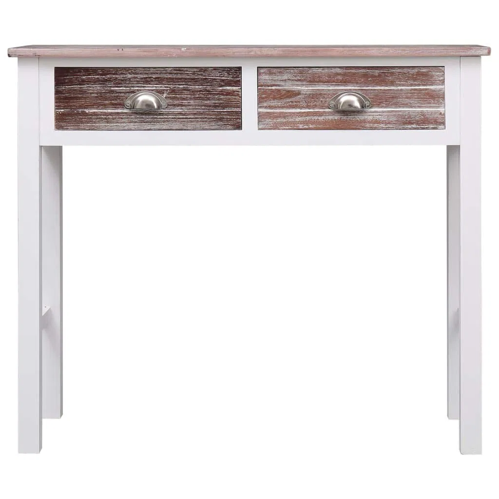 Homgoday Mesa Consola de Madera marrón 90x30x77 cm Mesas auxiliares de salón,Mesa Consola Recibidor Mueble de Entrada Estrecha Clásica