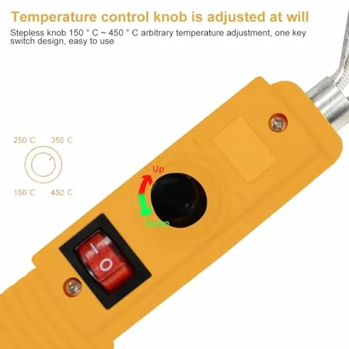 Horno eléctrico de fusión de plomo con crisol y control de temperatura para pesos de pesca y joyas de metal