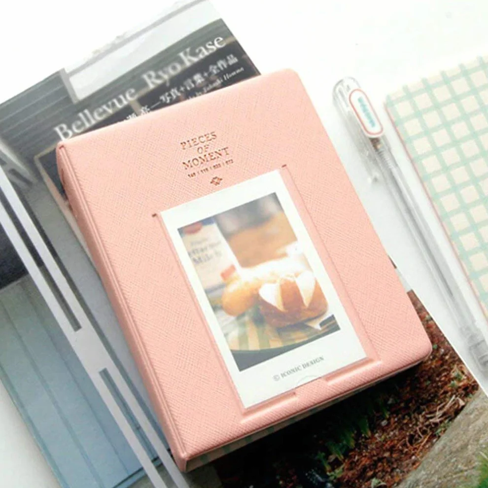 GLigeT Álbum de Fotos 64 Album Pocket Mini Instant Picture Box Storage Adecuado for Mini Película Fotos Álbumes Amigos Familia Amantes Álbum Album Fotos
