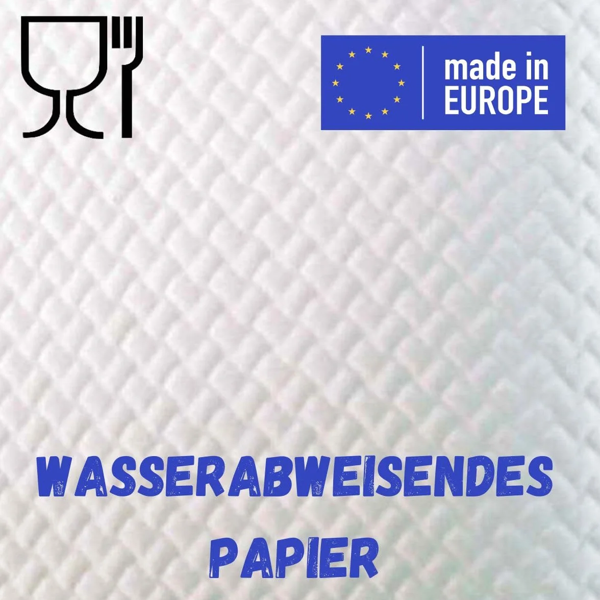 Mantel desechable | Marfil | Papel gofrado reciclado | 30 x 40 cm | Impermeable | Lote de 1000 piezas