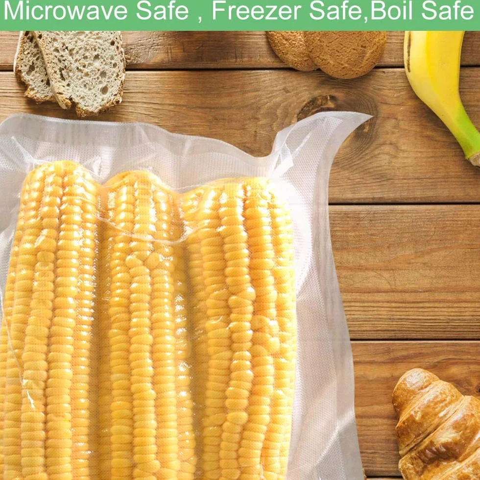 O2frepak 4 Rollos 28x1500cm Rollo Bolsas Envasar al Vaci Vacio Alimentos Bolsas de Vacío de Alimentos,Bolsas para Envasar al Vacío Envasado al Vacío para Alimentos Sin BPA (total:6000cm)