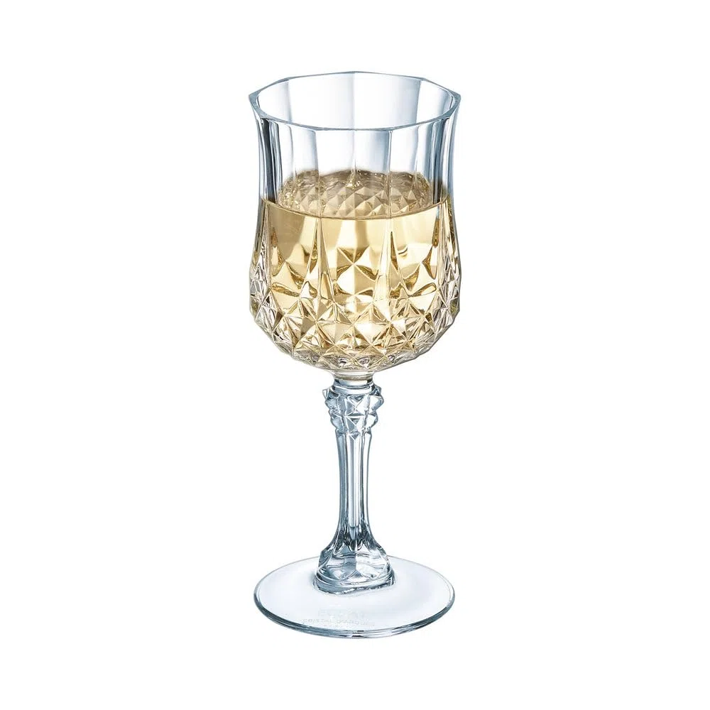 Cristal D'Arques CreaTable, 14440, Longchamp ECLAT, Copa de Vino Tinto 25 cl, 6 Piezas, 6 Unidad (Paquete de 1), 6