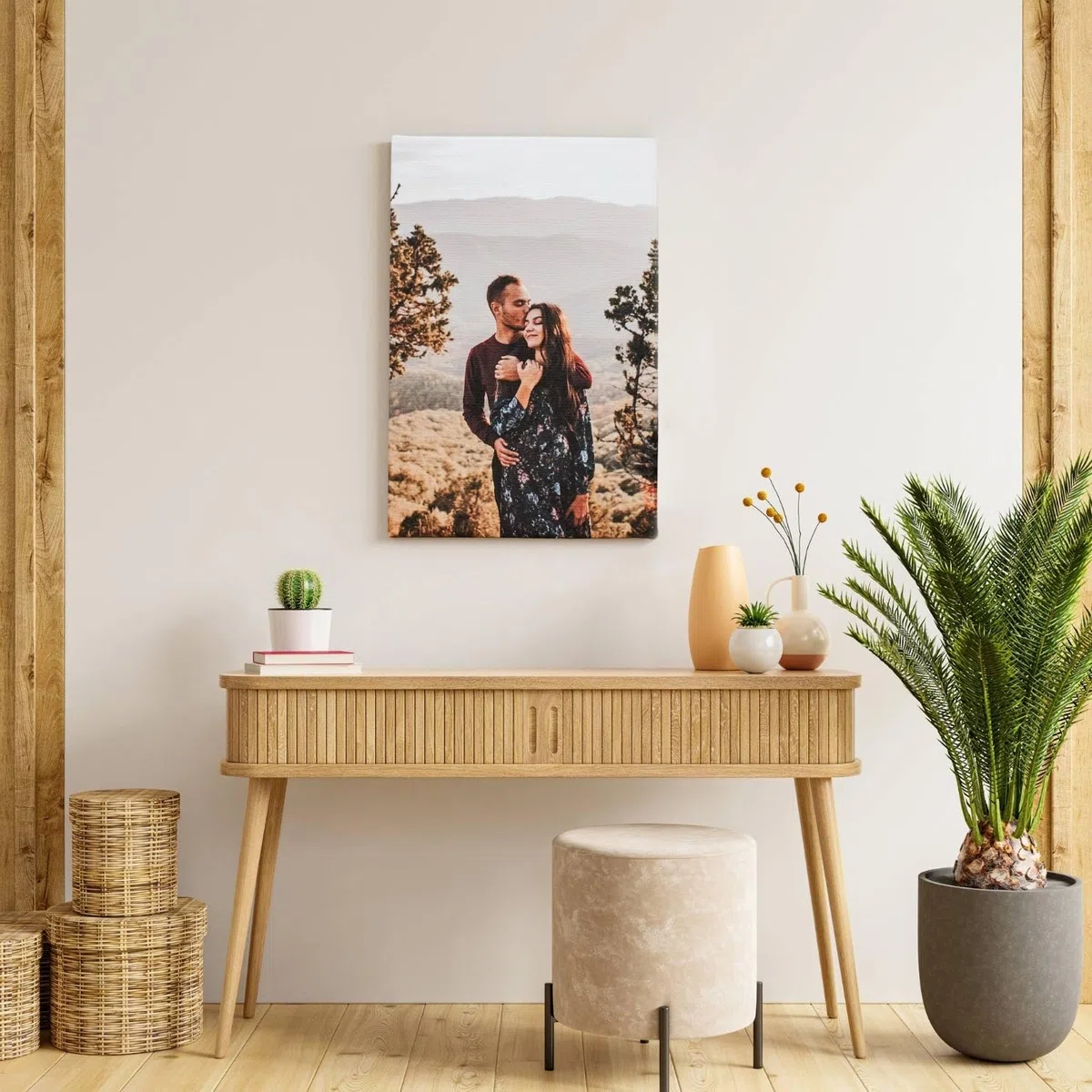 CUAC REVOLUTION Cuadro personalizado con tu foto. Impresión en foto lienzo sobre bastidor de madera de pino. Foto en formato 4:3 y con bastidor (90x60cm)