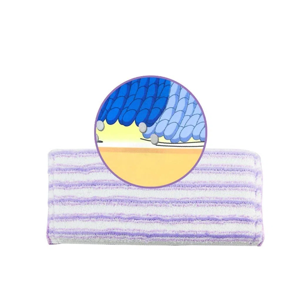 Fregona de Microfibra para Suelo, Limpiador de pulverización de Agua para casa, Cocina, Almohadillas húmedas Lavables y Polvo