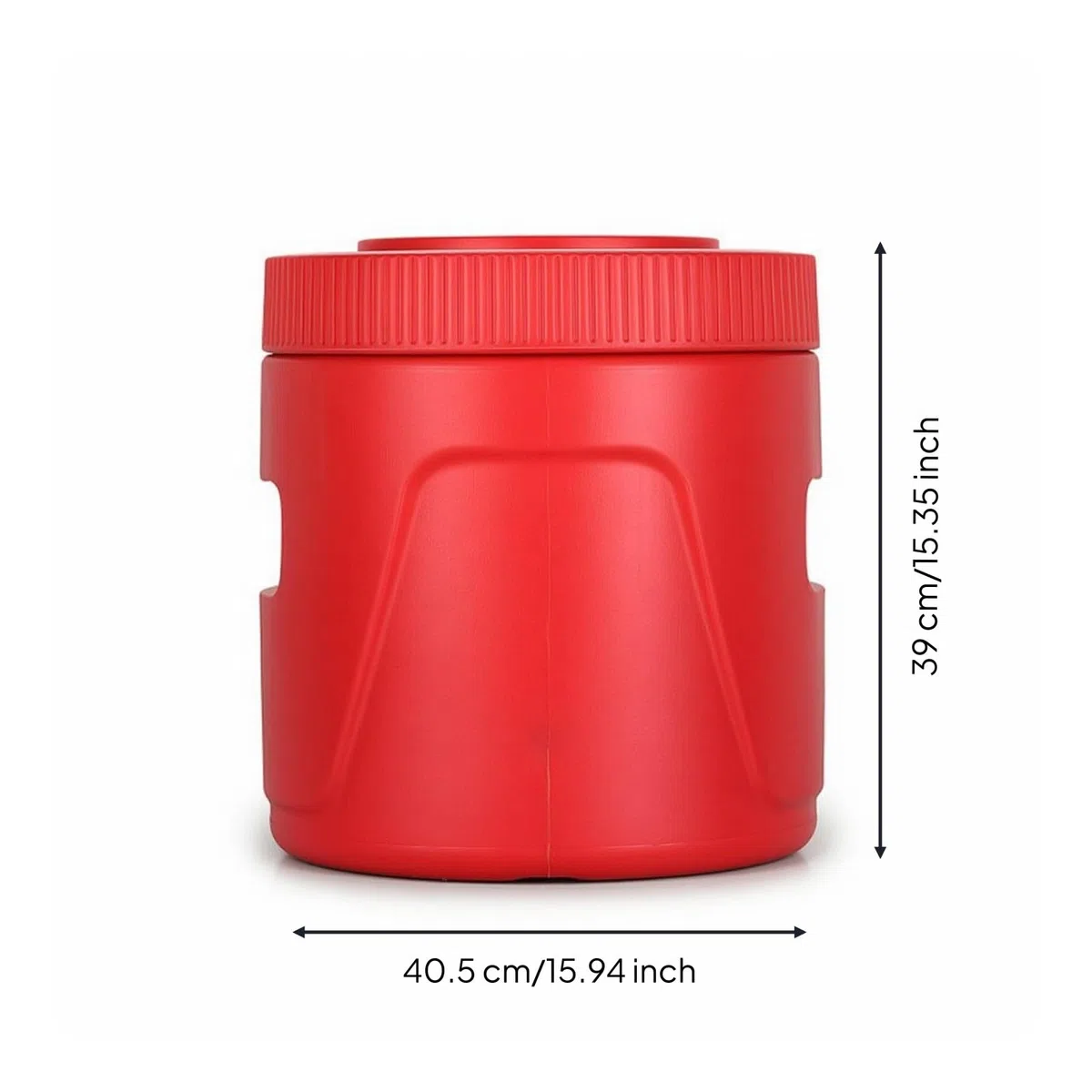 predolo Cubo Térmico con Revestimiento Acero Inoxidable Portátil Contenedor Térmico Acero Inoxidable Multiuso Tarro Aislado con Tapa para Celebraciones, 40L