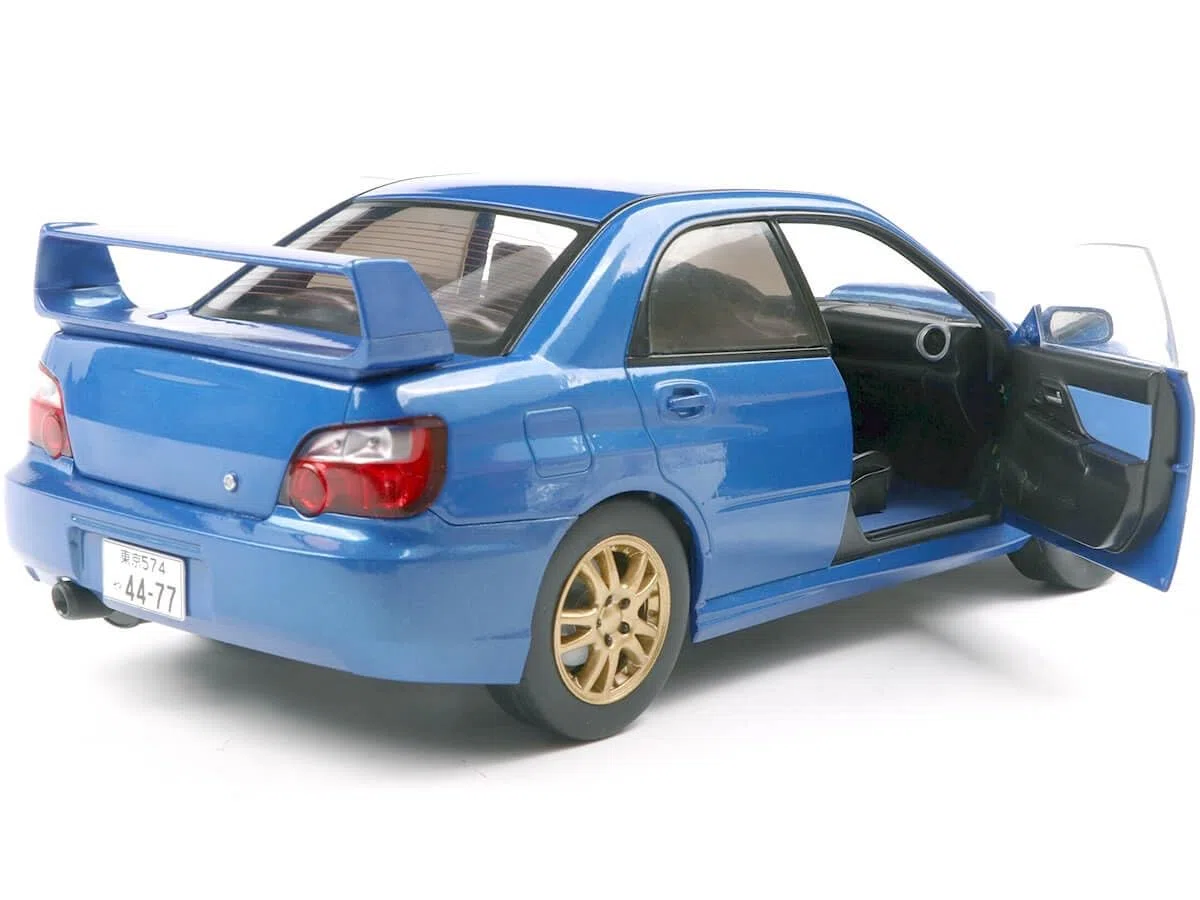 Subaru Impreza WRX STI Sonic Blue 2003 1:18