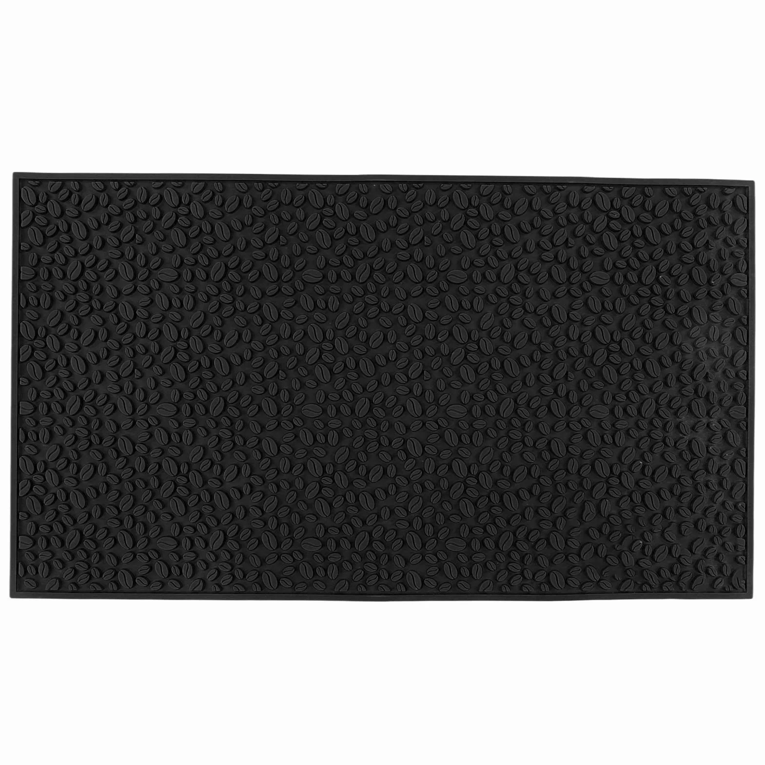 Cryfokt Alfombrilla Antideslizante para Barra de 27,6 X 15,7 Pulgadas, a Prueba de Calor, Apta para Lavavajillas, Alfombrilla de PVC para Barra de café, Recogedor de Derrames Inodoro para Cafetería,