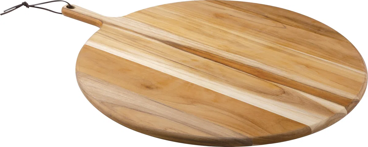 Tramontina Tabla Redonda para Pizzas de Madera Teca Certificada Provence 52 x 40 cm