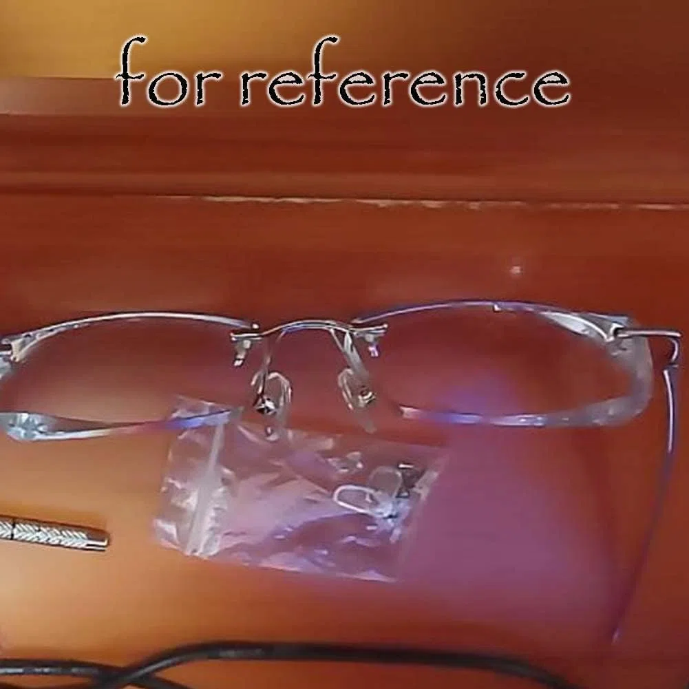 MAYABI Almohadillas Nariz,Almohadillas Puente Nariz,almoh 1 Pieza de Repuesto de Metal for Puente Nasal, Gafas sin Montura, Puente Nasal, Plateado