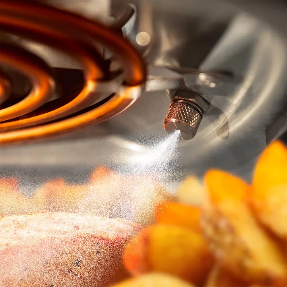 Cecotec Freidora de Aire sin Aceite de 5 L Cecofry Neon 5000 Air Fryer | 1500W, Spray de Agua, Ventana, Luz Interior, Tecnología PerfectCook, 10 Menús, Panel de control Táctil, 80º-230ºC