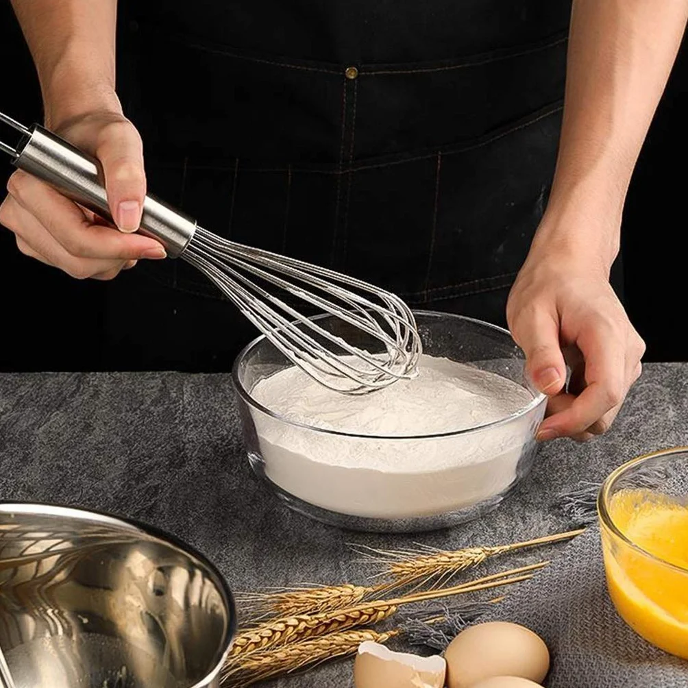 ZHANGXIAO Varillas de batir Acero Inoxidable Utensilios For Hornear Producción Pastel Usado For Remover Huevo Leche (tamaño : 62cm)