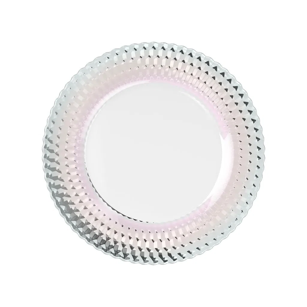 Villeroy & Boch – Boston Pearl, plato de presentación, brillante y colorido, apto para lavavajillas, plato de cristal para decorar la mesa y servir, cristal tintado