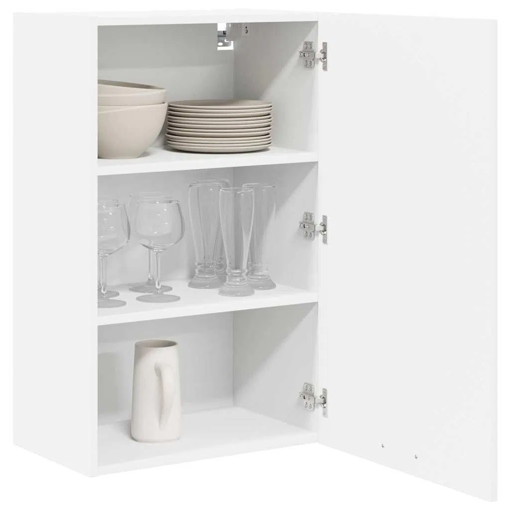 vidaXL Mueble Colgante con Puerta 50 x 31 x 80 cm Madera de ingeniería, Armario de Cocina Moderno, diseño Rectangular, Gran Espacio, Materiales Resistentes, Estilo contemporáneo, soluciones de hogar
