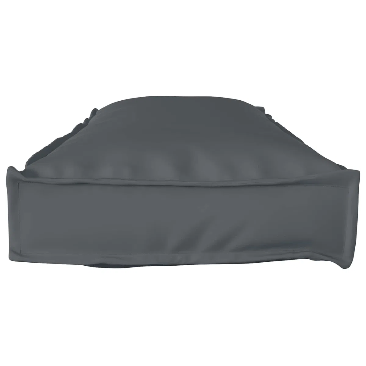 vidaXL Juego de Cojines para Palets 2 pcs Antracita 120 x 40 x 8 cm, Decoración para jardín y terraza, Conjunto de Cojines rectangulares, Textil Resistente al Agua, Accesorio Moderno