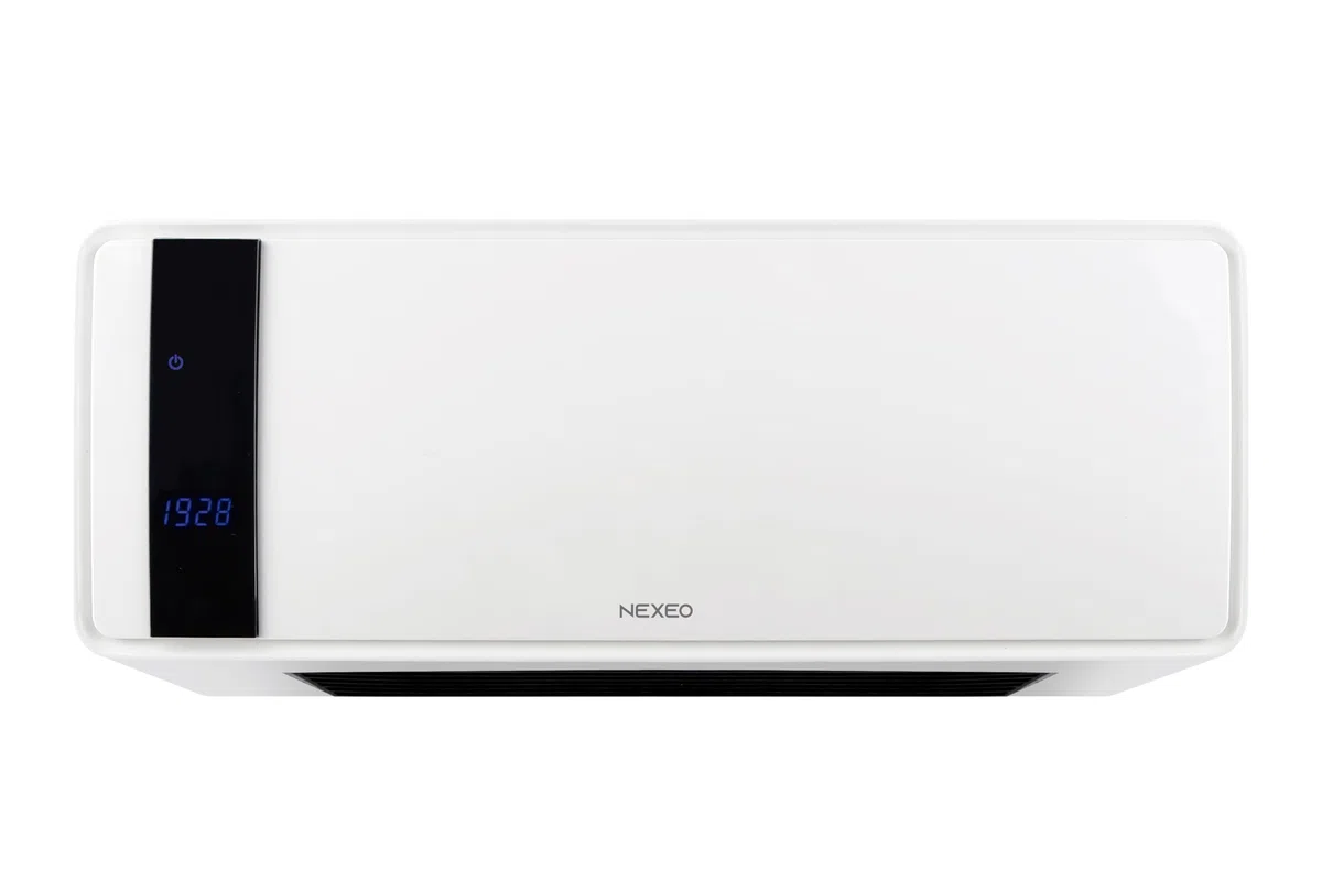 facula - Split Cerámico Programable Digital Nexeo 1000/2000w | Función Calefacción y Ventilación | Temporizador 24h