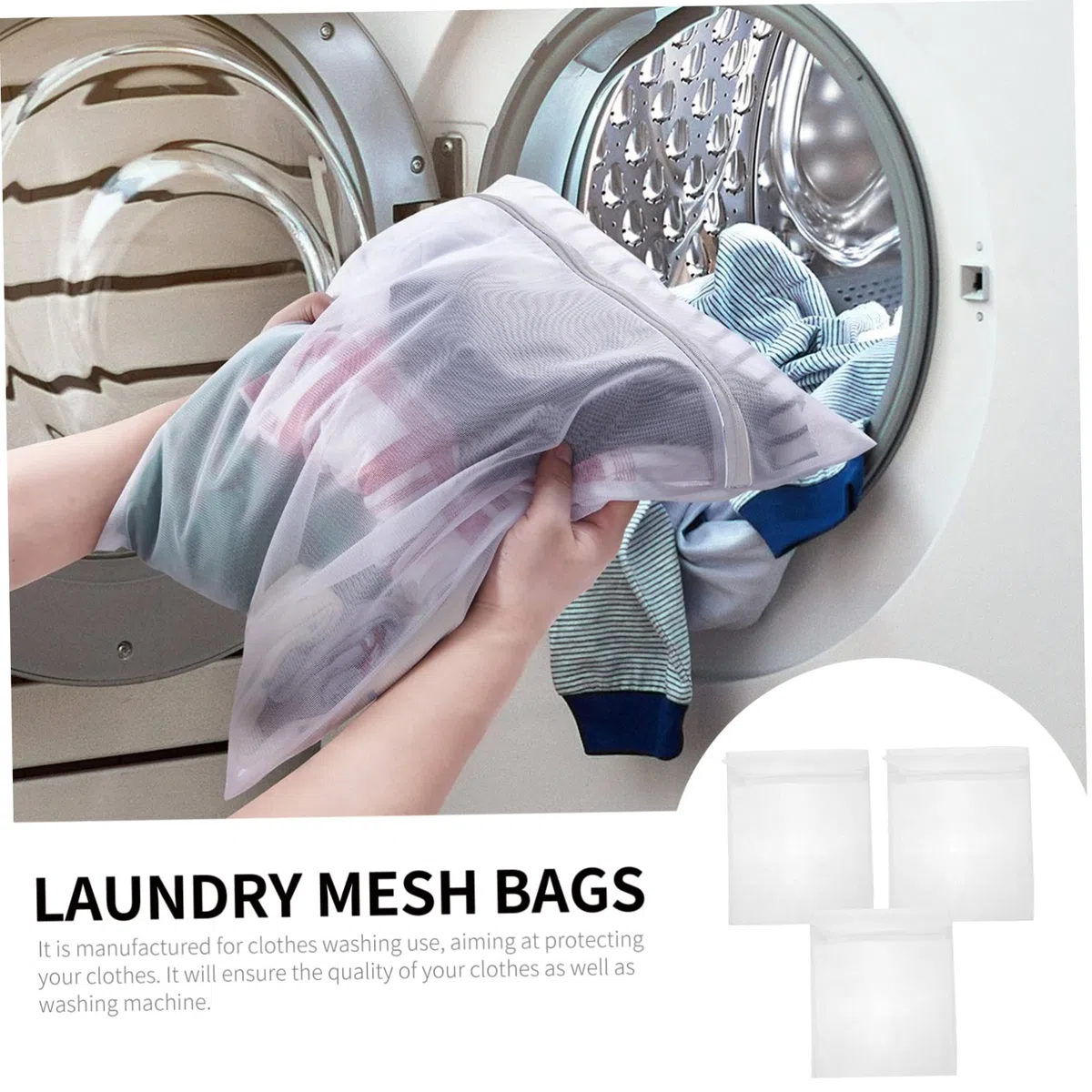 9 Bolsas de Malla para Ropa, Cuidado y Lavado, Bolsa de Almacenamiento Grande, Bolsas de lavandería para Ropa Delicada, Bolsa de Almacenamiento con Cremallera, Bolsas de Lavado de