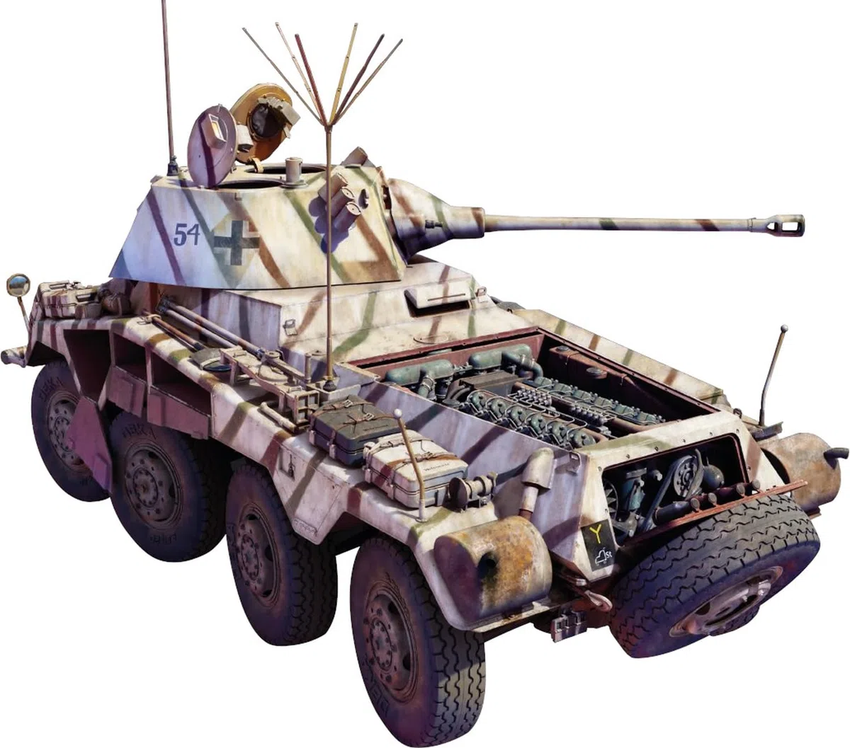Miniart - sd.kfz.234/2 puma 1/35 - miniart 35414