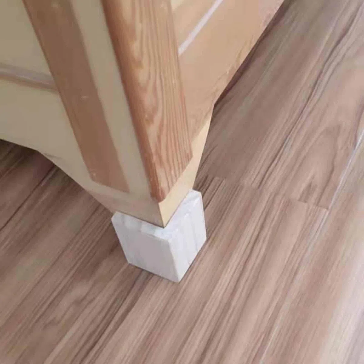 4X Patas Elevadoras para Cama, Bloques de Elevación para Muebles, Mesa, Silla, Sofá, 5cmx10cm
