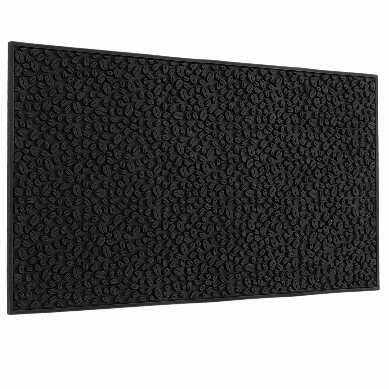 Cryfokt Alfombrilla Antideslizante para Barra de 27,6 X 15,7 Pulgadas, a Prueba de Calor, Apta para Lavavajillas, Alfombrilla de PVC para Barra de café, Recogedor de Derrames Inodoro para Cafetería,
