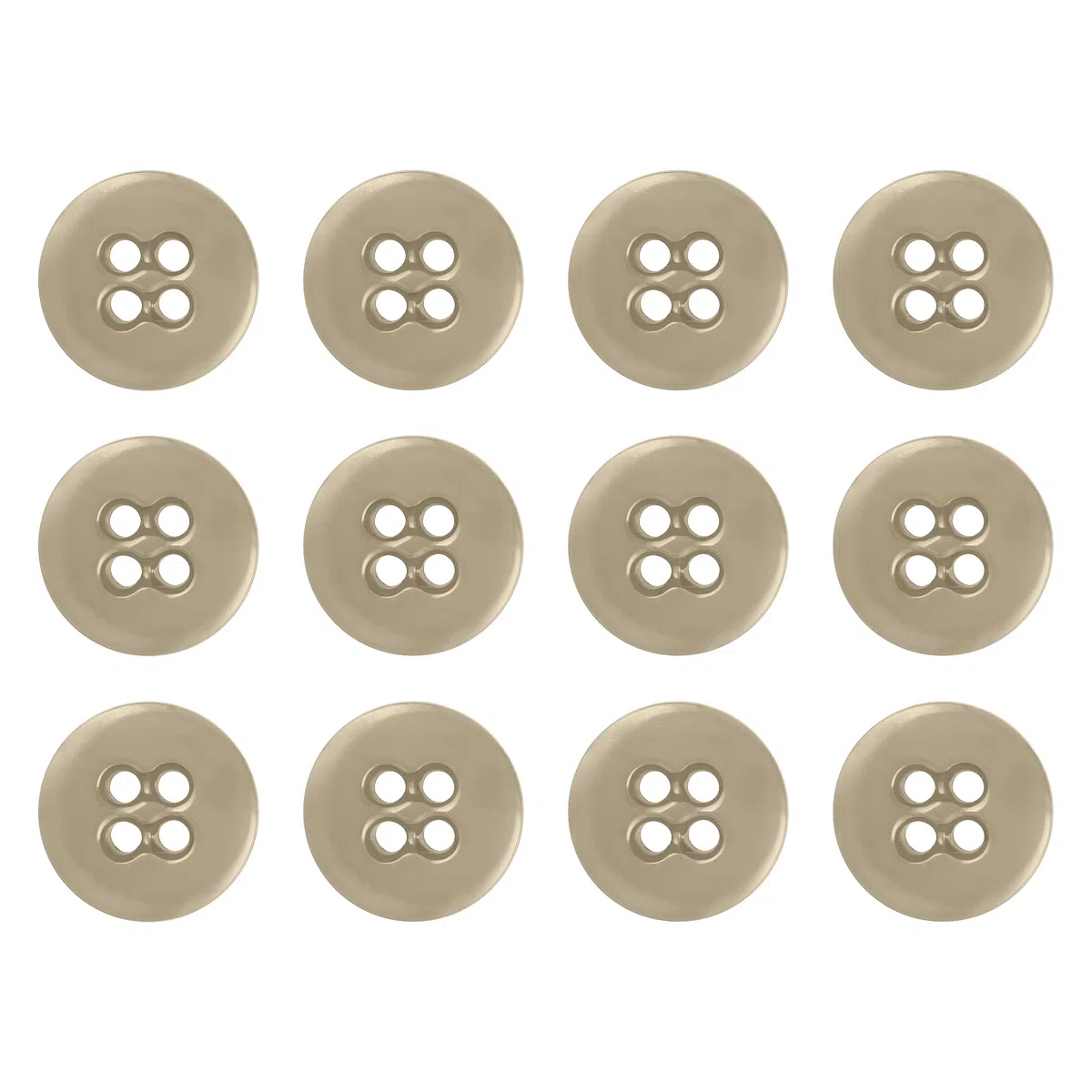 buttonmode Universal Suspender botones para pantalones, 17 mm 12 unidades