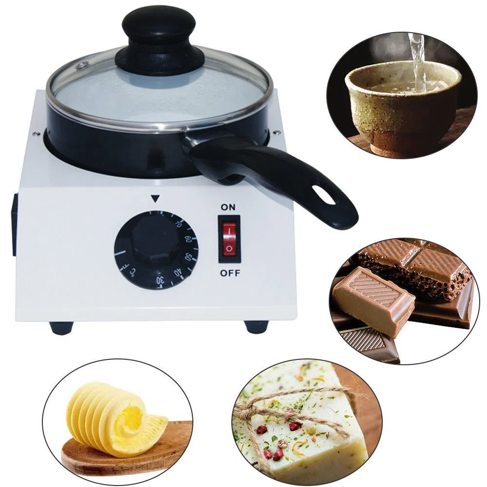 Derretidor de chocolate eléctrico YUNRUX Chocolate Melzmaschine Melzgerät Candy Melztiegel Chocolate Küchenwerkzeug Caliente Chocolate Máquina Profesional Melttopf Temperiergerät