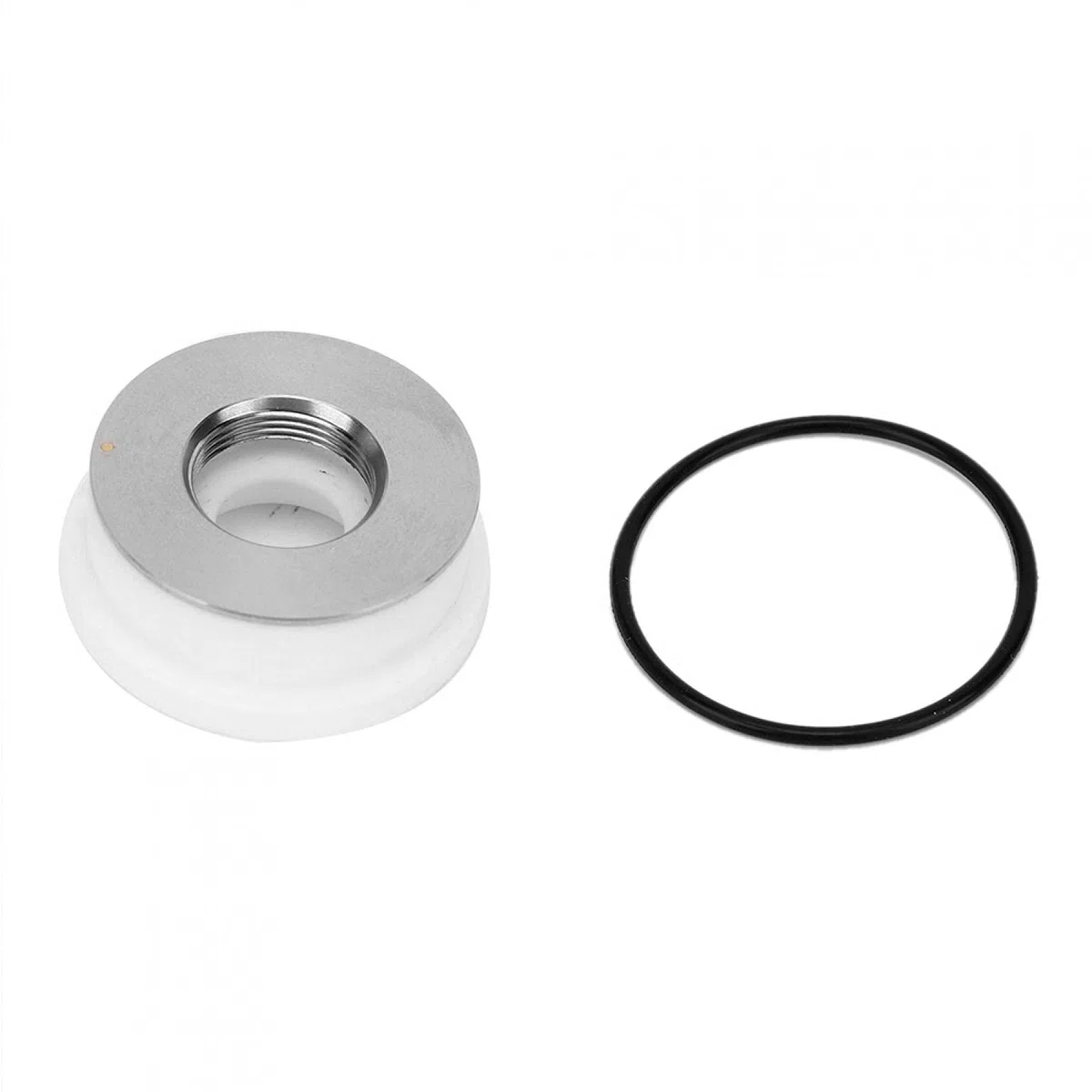Boquilla láser Anillo de cerámica, fibra láser Anillo de cerámica Hilo M11 de alta sensibilidad para cabezal de corte láser S/L(L(diameter 32mm))