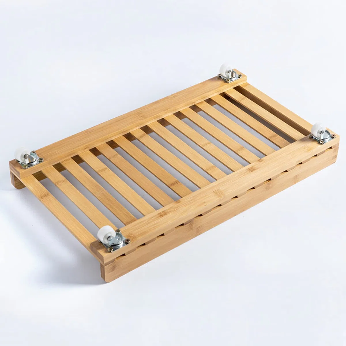 Carrito de Soporte de CPU ordenador personal Bracket de host móvil UPC El soporte con el soporte del piso de la caja de host de escritorio bisel de tres lados con 4 ruedas de lanzador se adapta a la m