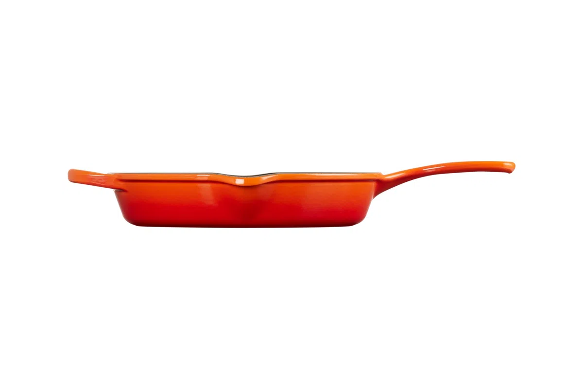 Le Creuset Sartén skillet alta de hierro fundido, 26 cm, 2 litros, Volcanico, 20187260900422