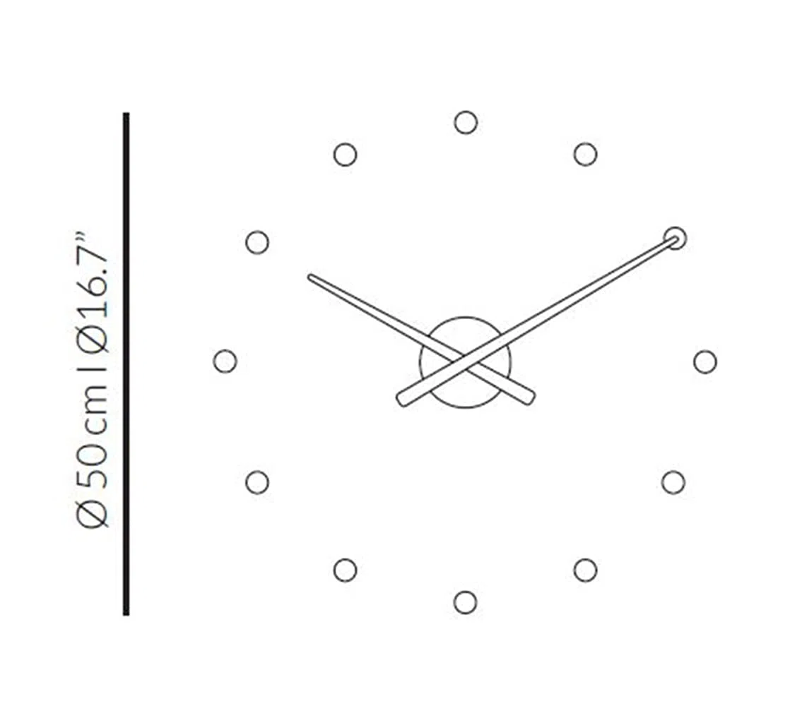 NOMON Reloj de Pared de diseño OJ