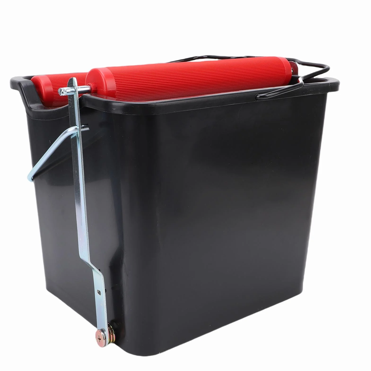 Cubo para Fregona, de Pedal de 14 L, de Limpieza de Suelo con Presión de Pie con Metal ABS para Barcos Marítimos Domésticos, Yates, Buques de Carga