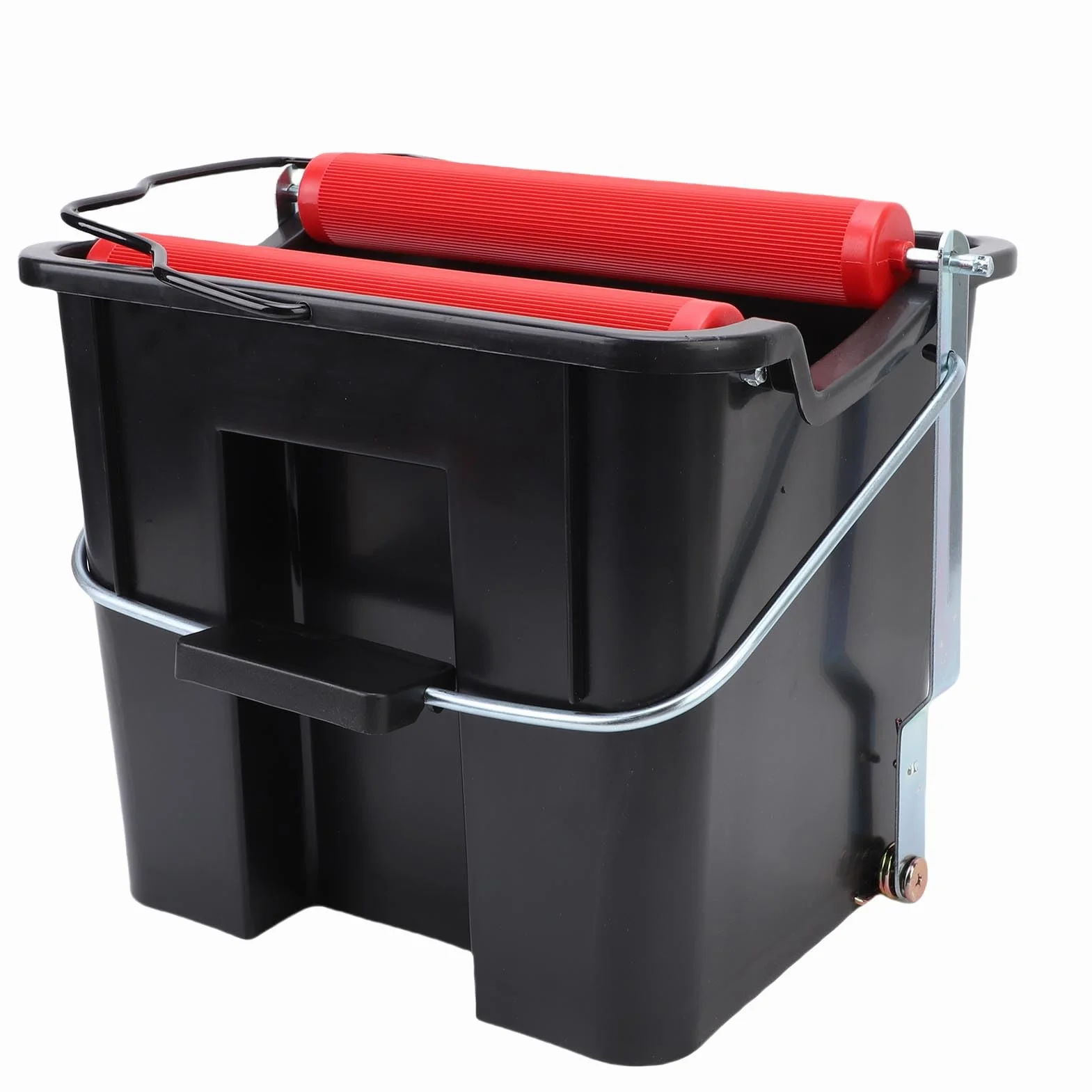 Cubo de Fregona, Cubo de Fregona Giratorio con Pedal de 14L con Escurridor para Limpieza Marítima Doméstica