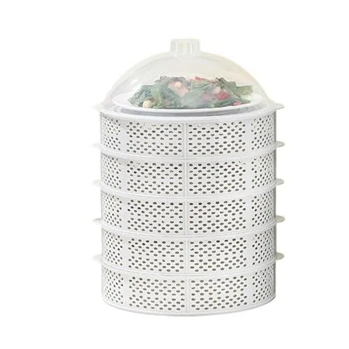 Cubierta para alimentos, cubierta multicapa para protección y conservación de alimentos, recipiente a prueba de polvo para cocina y comedor