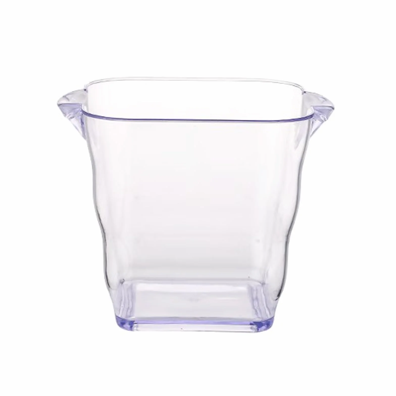 GLigeT cubitera Vino Cubos de Hielo acrílicos for Fiestas, Cubo de plástico Transparente de 5L for Vino, Botella, Enfriador de Bebidas, Tina, champán, Vino, Cerveza, Bebida cubiteras para Botellas