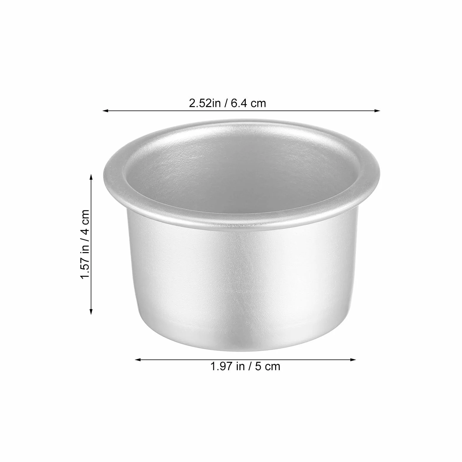 4 Moldes Redondos con Fondo Extraíble de Aleación de Aluminio Distribución Uniforme del Calor para Hornear para Pasteles en Reuniones con Amigos