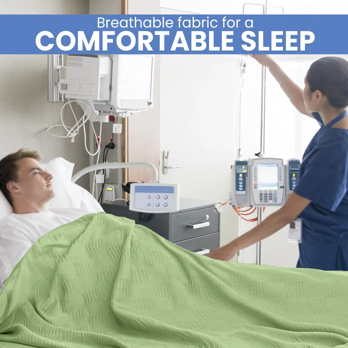 linteum textil Hospital térmico Snagless propagación manta