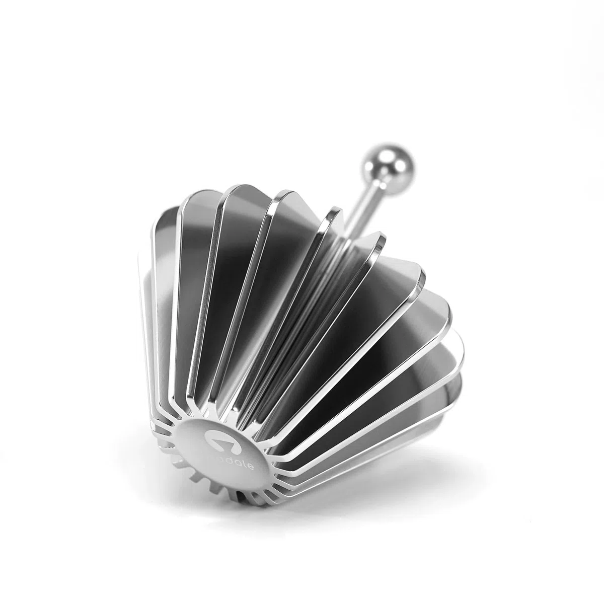 Prensatelas de metal para filtro de café, soporte para cesta de papel, para verter sobre café (plateado)
